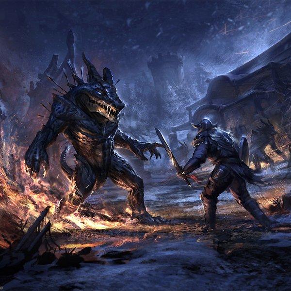 Обложка The Elder Scrolls Online добрался и до Skyrim
