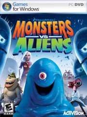 Обложка игры Monsters vs. Aliens