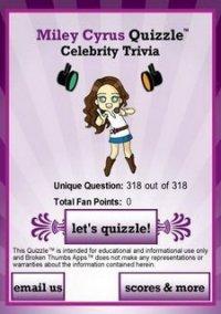 Обложка игры Miley Cyrus Quizzle