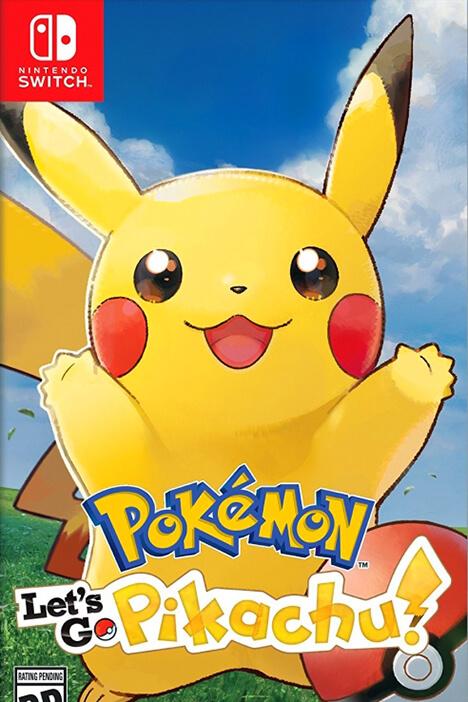Обложка игры Pokemon: Let’s Go, Pikachu! и Let’s Go, Eevee!