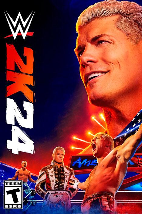 Обложка игры WWE 2K24