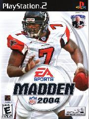 Обложка игры Madden NFL 2004